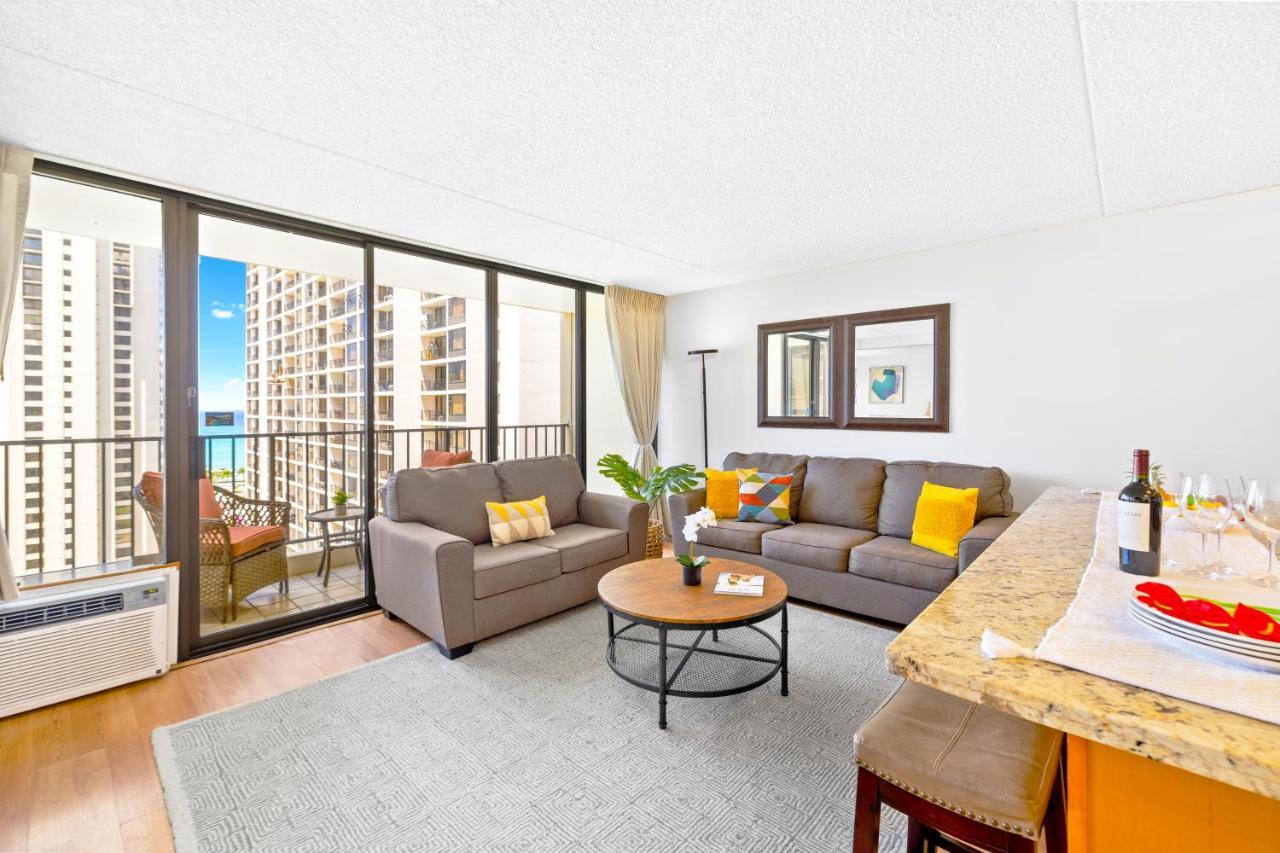 Stunning Ocean View 1Br Condo - Free Parking! Гонолулу Экстерьер фото