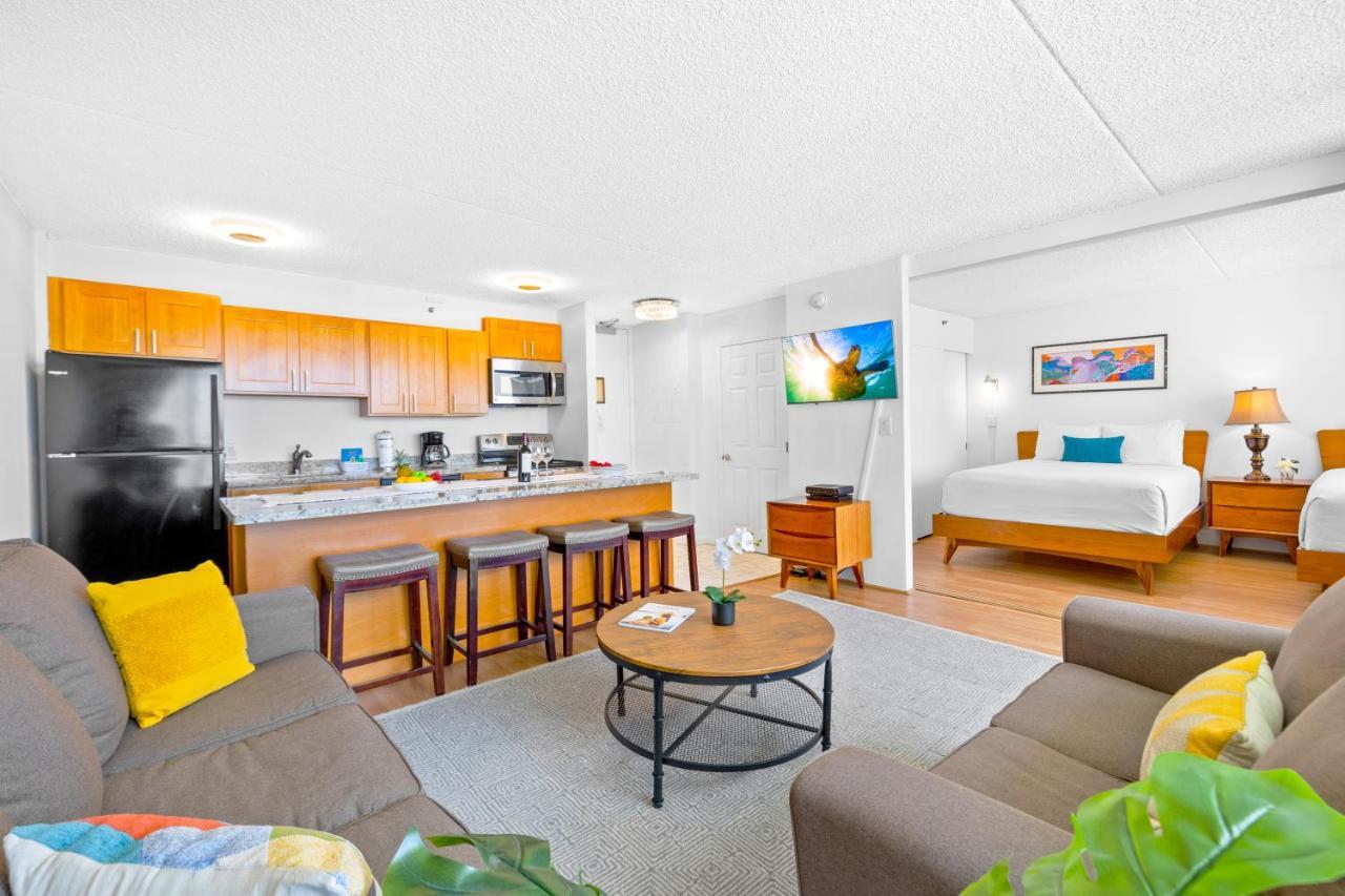 Stunning Ocean View 1Br Condo - Free Parking! Гонолулу Экстерьер фото